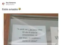 Mensaje claro para que nadie se sorprenda