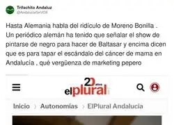 Alemania destaca el rid&iacute;culo de Juanma Moreno Bonilla pint&aacute;ndose de negro