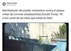 El c&aacute;rtel de los soles ha quedado retratado