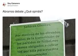 El precio del f&uacute;tbol ahoga a los bares