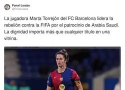 Necesitamos m&aacute;s jugadoras como Marta Torrej&oacute;n