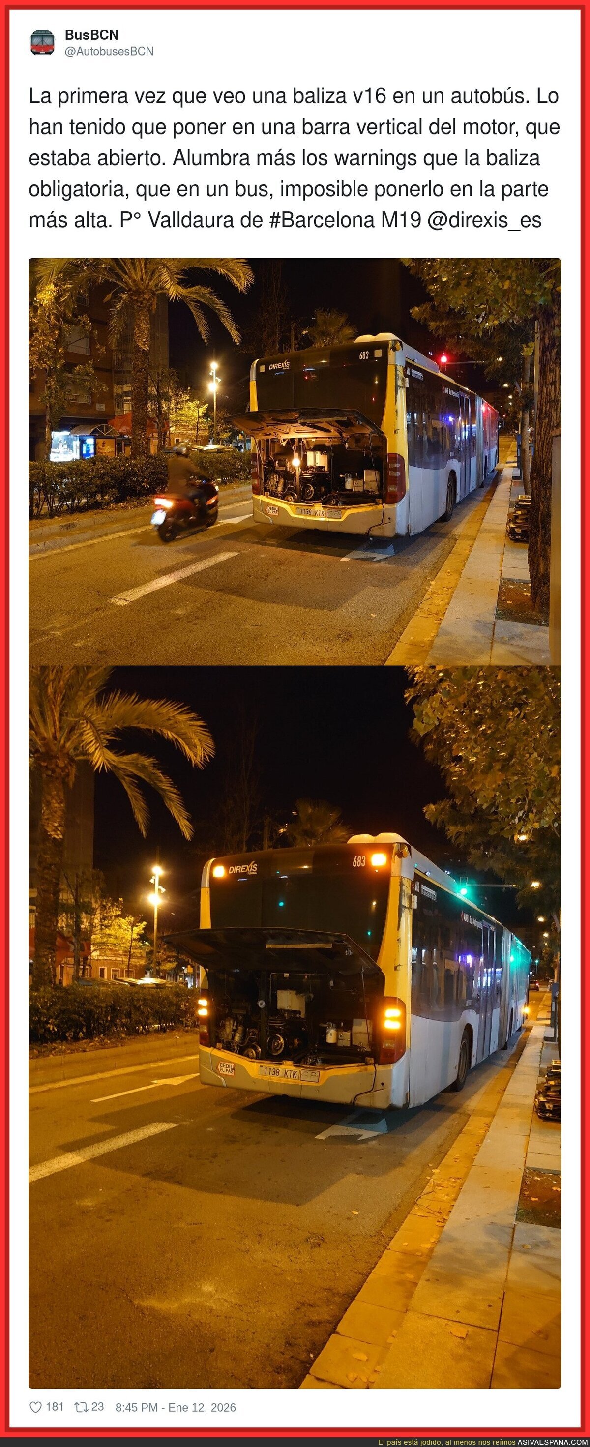 Las balizas cada día que pasa quedan más retratadas