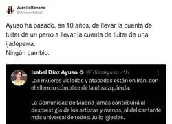 La evoluci&oacute;n de Ayuso