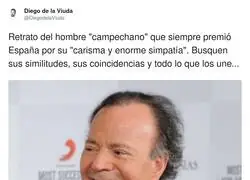 La caricatura del hombre campechano
