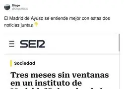 La Madrid de Ayuso en dos noticias