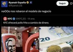 El rev&eacute;s monumental de KFC a Ryanair del que no se van a recuperar