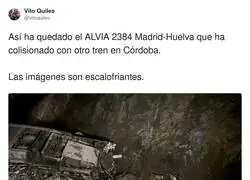 As&iacute; ha quedado el ALVIA que ha colisionado con un Iryo que se sali&oacute; de la v&iacute;a en C&oacute;rdoba.