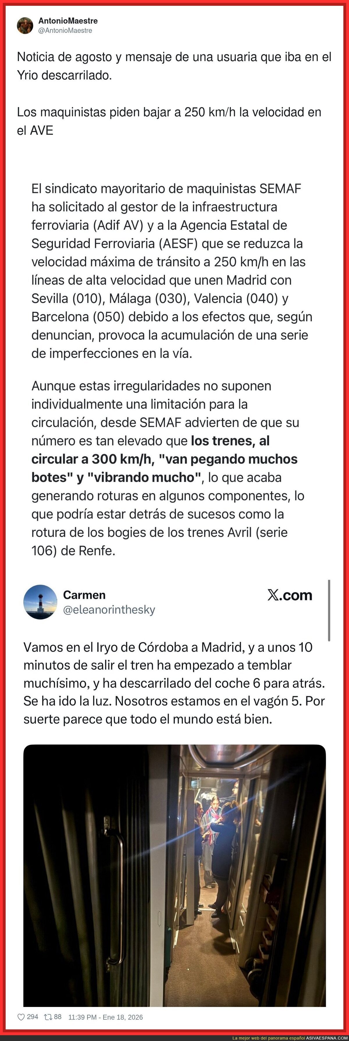 Habr&iacute;a que hacer caso a los maquinistas y su petici&oacute;n