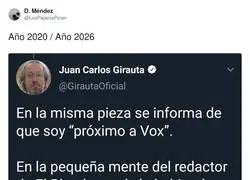 Juan Carlos Girauta no le dice la verdad ni al m&eacute;dico