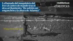 El audio de la llamada del maquinista del Iryo al centro de mando tras el descarrilamiento: &ldquo;He sufrido un enganch&oacute;n a la altura de Adamuz&rdquo;