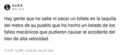 Hay demasiado listo sobre trenes