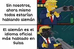 Trump haciendo el rid&iacute;culo en Davos
