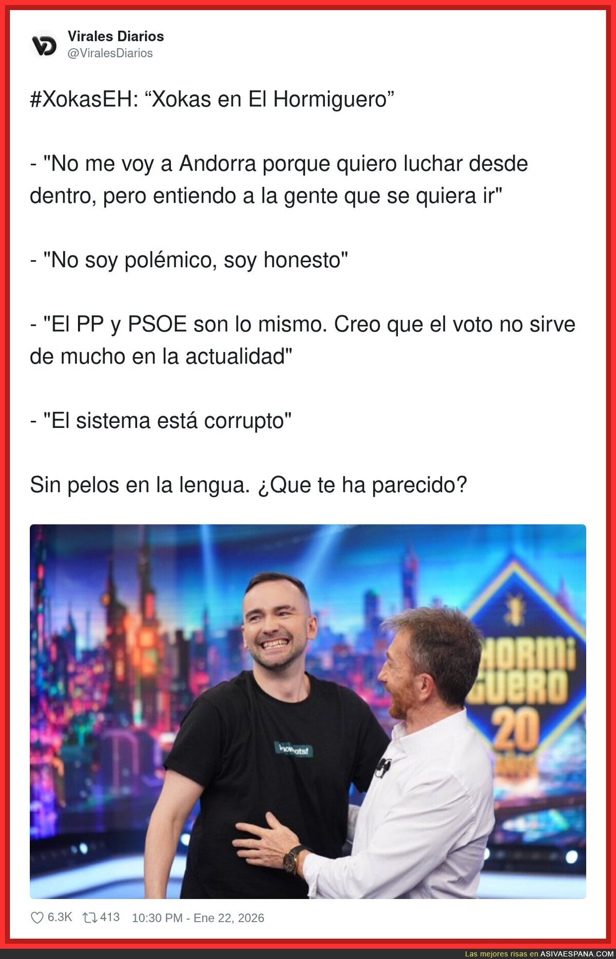 El motivo por el que El Xokas no se va a Andorra