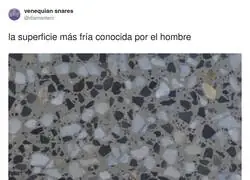 Eso era puro sufrimiento tocarlo con los pies descalzos