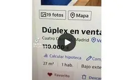 Atentos a esta ganga de piso en Madrid de 27m2