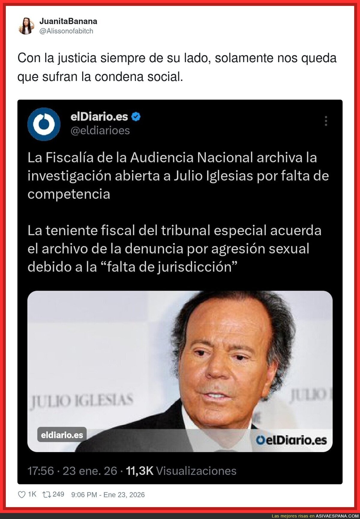 Que la gente haga lo que no se atreve la justicia