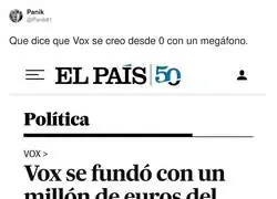 VOX ya no enga&ntilde;a a ninguna persona