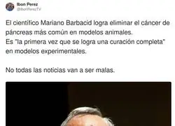 Un aplauso para Mariano Barbacid y todo su equipo