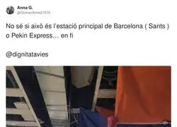 Desastre total lo que se ve en Sants