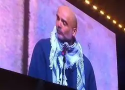 Pep Guardiola ha mostrado solidaridad con el pueblo palestino en el Concierto por Palestina en el Palau Sant Jordi: "Es un manifiesto por la humanidad".