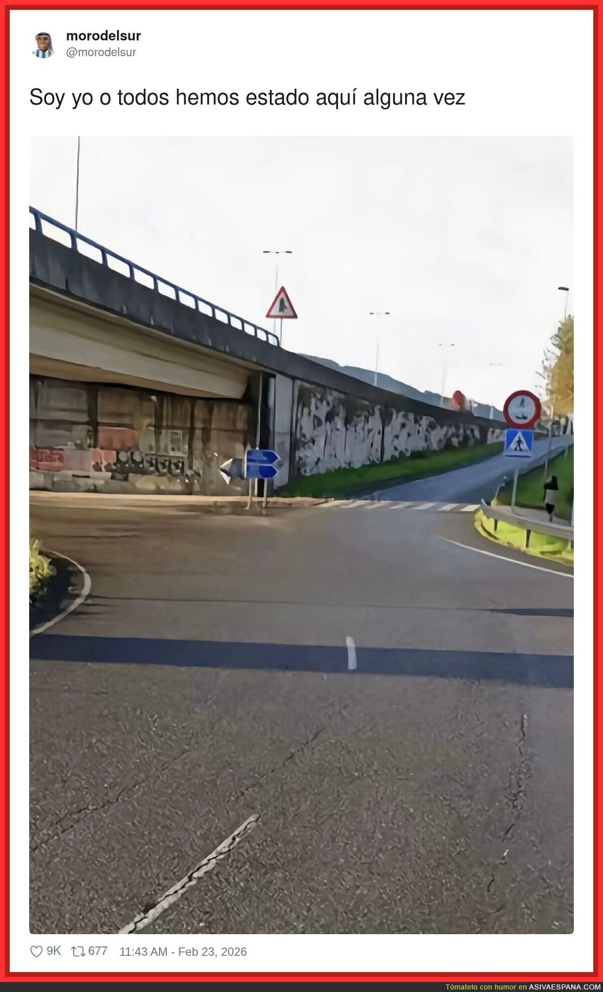 Esta salida la he visto millones de veces