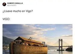 En Vigo no llueve, es que el cielo se viene arriba y pide otra ronda