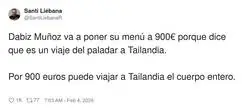 Viaje del paladar a Tailandia por 900&euro;&hellip; yo por ese precio me llevo hasta el equipaje de mano