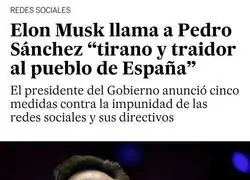 Que te insulte Elon Musk te sit&uacute;a directamente en el lado del BIEN