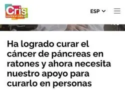EL PUEBLO ESPA&Ntilde;OL responde, 1,4 millones de euros para el DOCTOR BARBACID