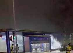 La circulaci&oacute;n de la L&iacute;nea 8 de Metro de Madrid ha quedado interrumpida este jueves por una rotura de una tuber&iacute;a en el exterior