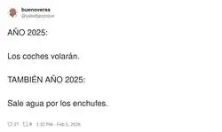 Nos vendieron el futuro y nos lleg&oacute; el DLC de humedad en los enchufes