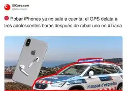 Se roban el iPhone y viene con Uber incluido&hellip; pero de los Mossos
