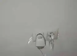 Efectos del temporal en una casa en Grazalema (C&aacute;diz)