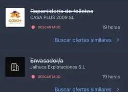LinkedIn ya no es b&uacute;squeda de curro, es mi colecci&oacute;n de &lsquo;DESCARTADO&rsquo;