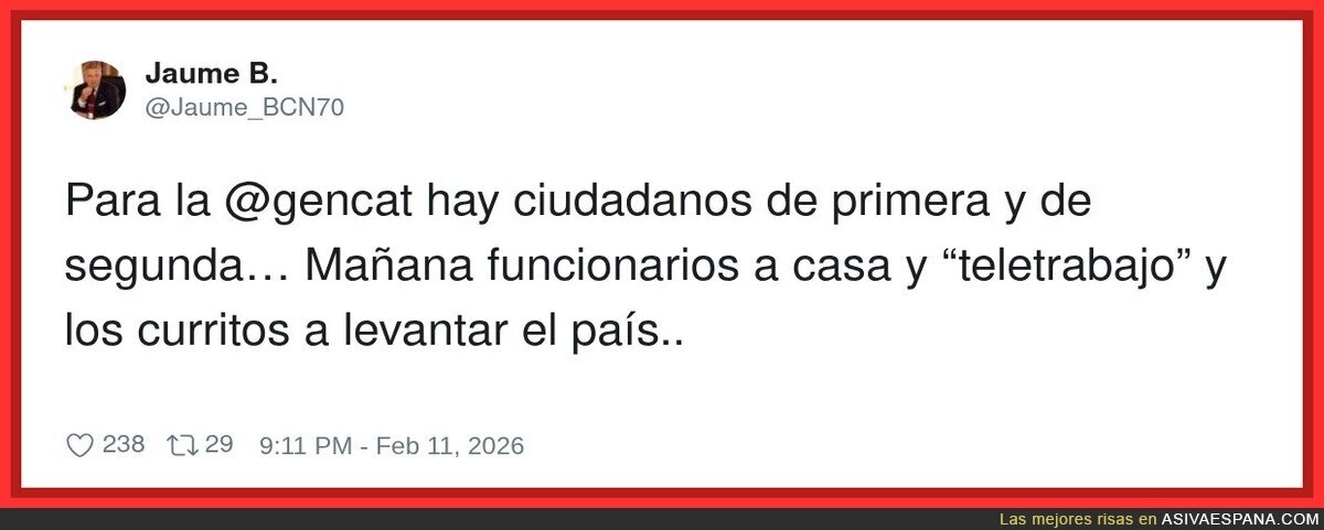 Teletrabajo para unos, &ldquo;a levantar el pa&iacute;s&rdquo; para el resto&hellip; el clasismo en HD