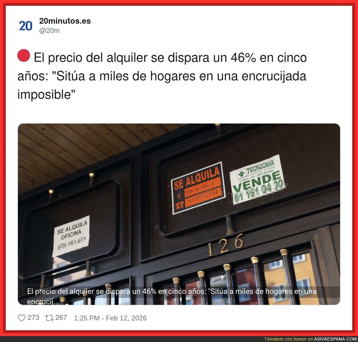 Ojalá hubiera habido un gobierno de izquierdas estos ultimos 7 años para evitarlo.