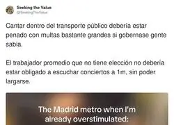 Me subo al metro a volver a casa y me sale un festival gratis que no he pedido