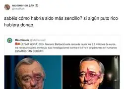 La humanidad juntando c&eacute;ntimos para salvar vidas mientras los ricos se gastan eso en hielo para el gin-tonic