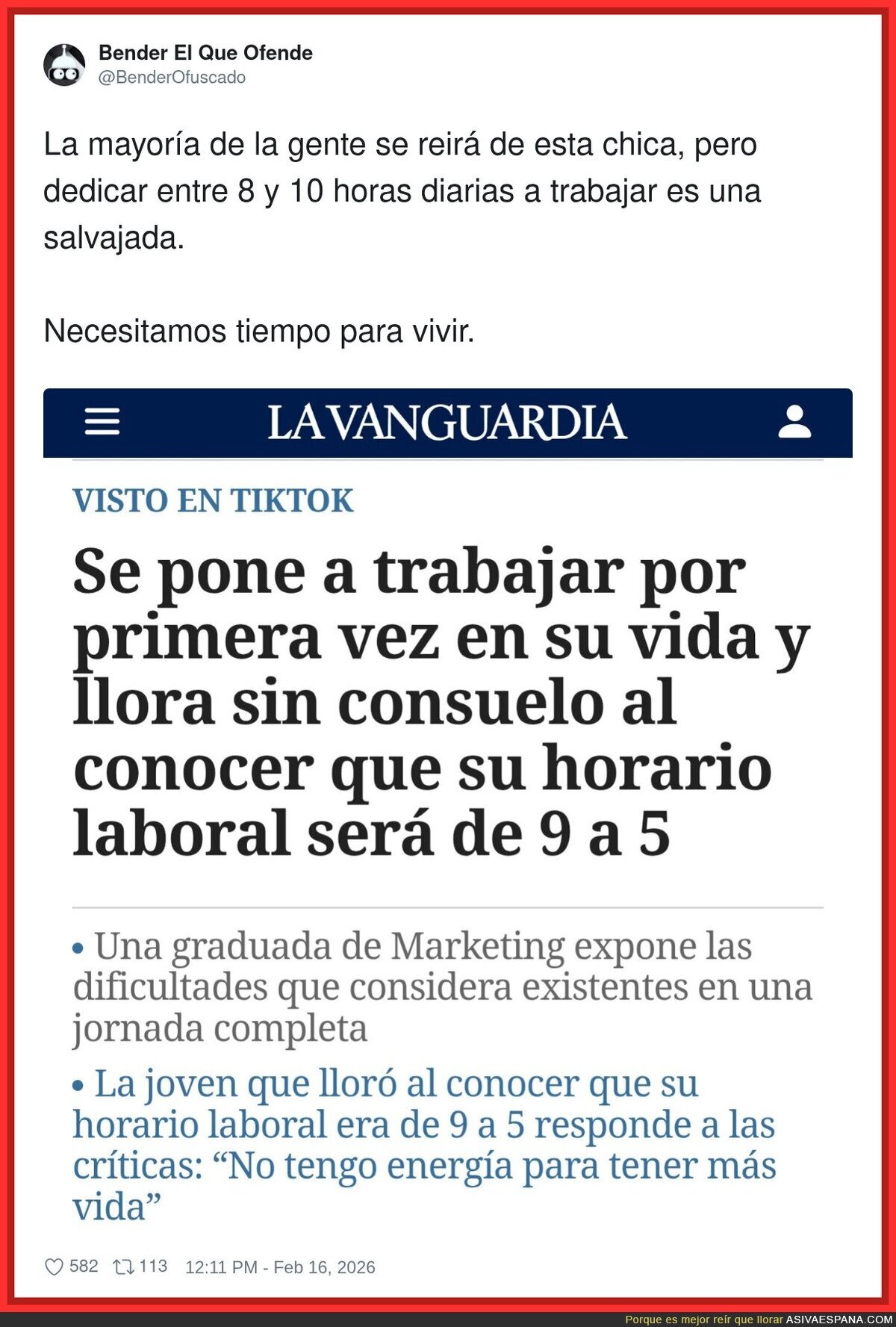 Bienvenida al 9-5: donde tus hobbies pasan a ser un recuerdo borroso