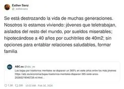 Y luego que si hay muchos trastornos mentales