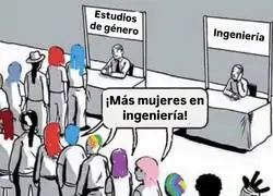 Quer&eacute;is m&aacute;s mujeres en ingenier&iacute;a pero el stand de ingenier&iacute;a est&aacute; en modo &ldquo;visto&rdquo;