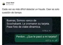 Los estafadores son de guante blanco hoy en d&iacute;a