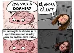As&iacute; duerme la Ayuso