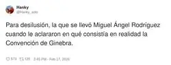 Cuando te apuntas a la Convenci&oacute;n de Ginebra pensando que era cata de ginebra