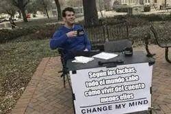 Qu&eacute; ir&oacute;nico que los m&aacute;s vividores sean los que se lo echan en cara a los dem&aacute;s