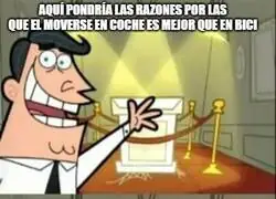 La bici es mucho mejor se mire por donde se mire