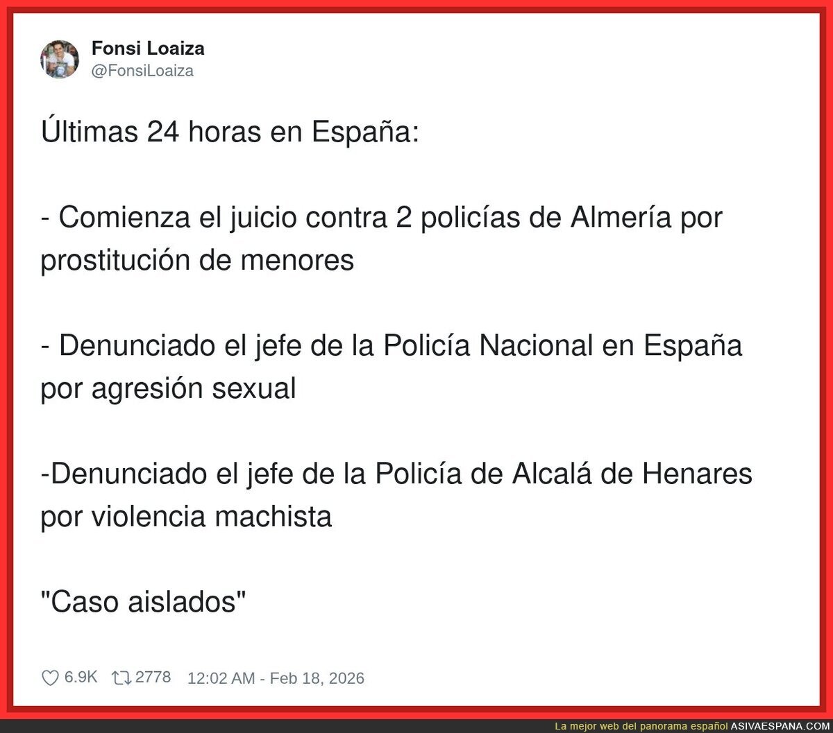 S&iacute;, s&iacute;&hellip; &ldquo;casos aislados&rdquo;, como mis dudas existenciales: salen en pack de tres