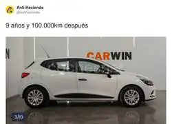 En 2017 te comprabas un Clio nuevo por 9.150&euro;; en 2026 te venden el mismo pero con 100.000 km de experiencia vital