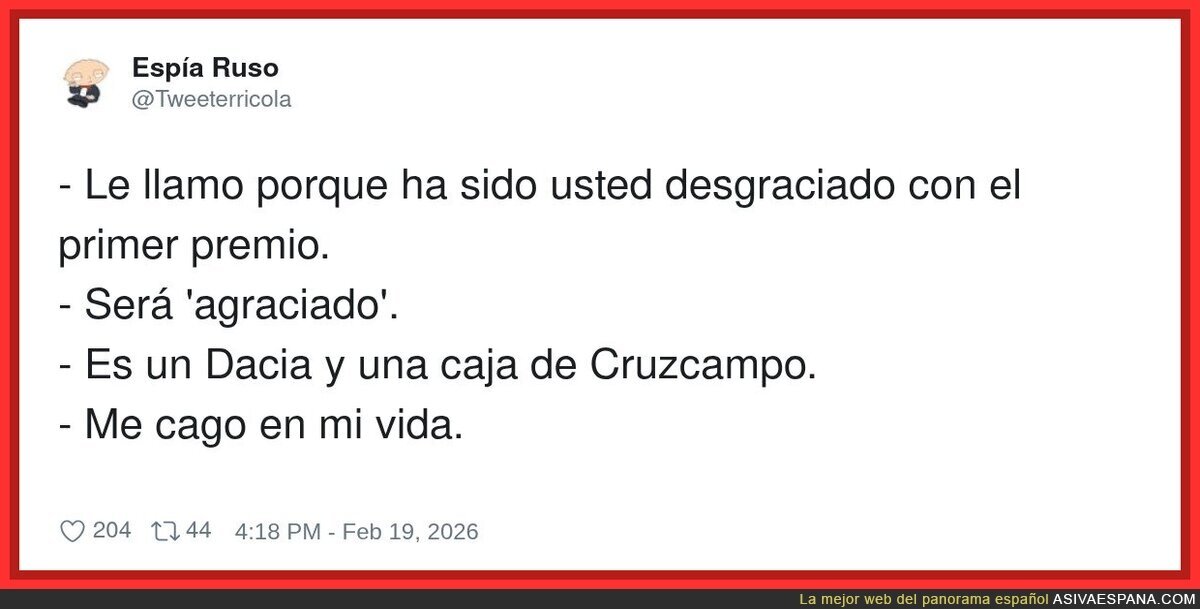 Las dos peores cosas que tenemos en Espa&ntilde;a