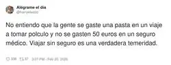 Se gastan 2000&euro; en postureo y luego con el seguro: &ldquo;nah, yo es que soy inmortal&rdquo;